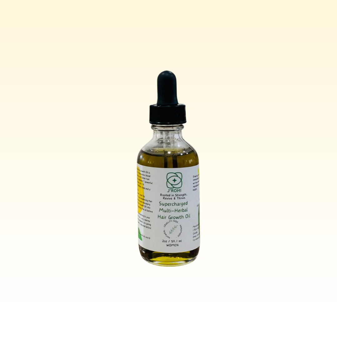 Supercharged Multi-Herbal Hair Growth Oil (Achieve a Healthier Scalp and Faster Hair Growth)